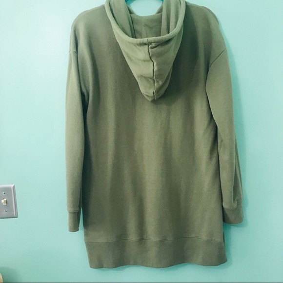 Forever 21 Green Oversized Unisex Hoodie - Picture 3 of 3